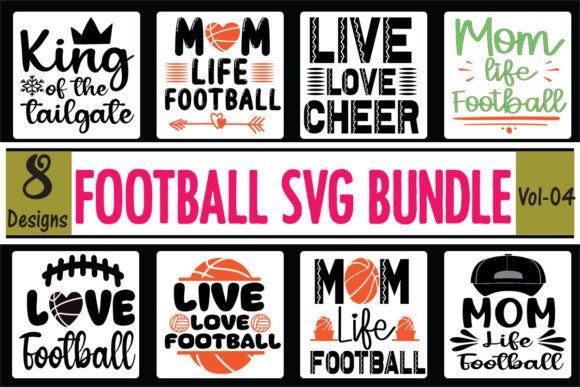 08 Football SVG Bundle – Graphics for Crafts & Digital Sellers