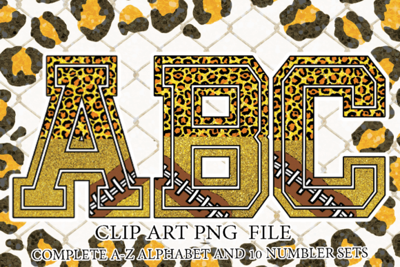 American Football Leopard Alphabet PNG: A Craft Seller’s Graphic Design Asset Review