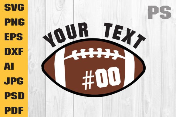 Creative Brand Review: Football Template SVG for Graphics & Crafts Projects