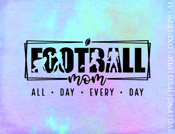 Football All Day Every Day SVG for Local Business Branding