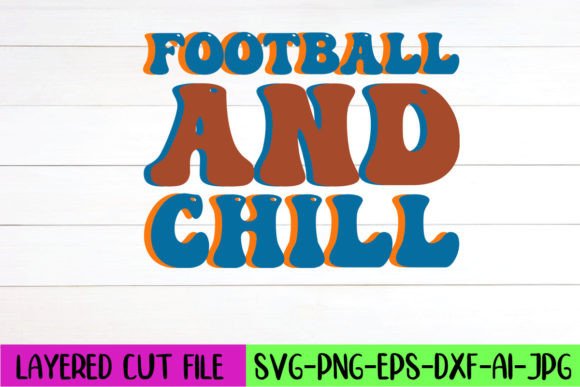 Football and Chill Retro Design: A Crafty Graphic Asset for Nostalgic Branding