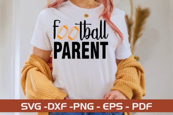 Football Parent SVG Design for Crafts & Graphics