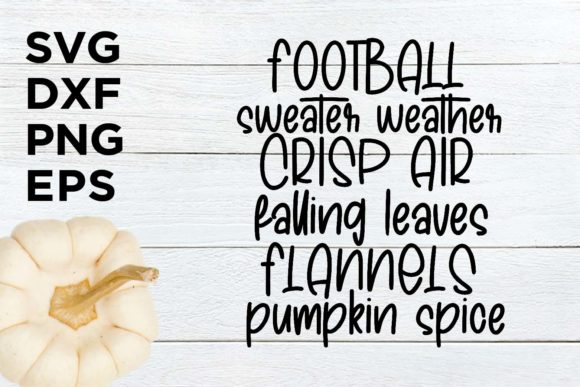Football Sweater Weather Crisp Air.. SVG for Crafts & Graphics