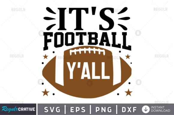 It’s Football Y’all SVG Design: A Crafty Graphic for Content Publishers