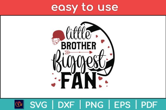 Little Brother Biggest Fan Football SVG: A Crafts & Graphics Designer’s Take
