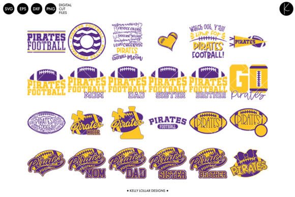 Pirates Football Bundle: Graphic Design for Crafty Marketing Campaigns
