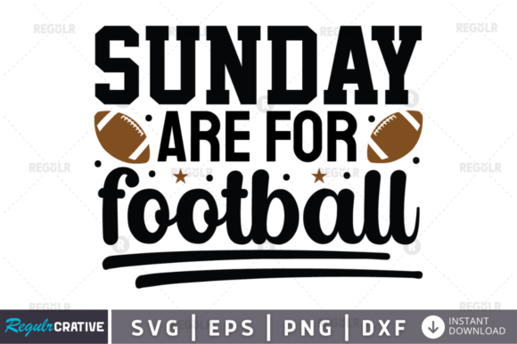 Sunday Are for Football Svg Design Review
