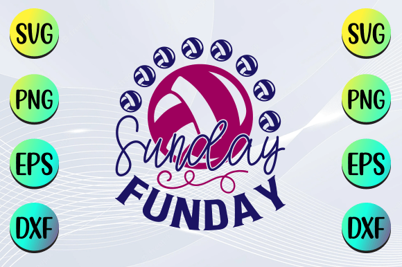 Sunday Funday Football SVG: Graphics for Crafts