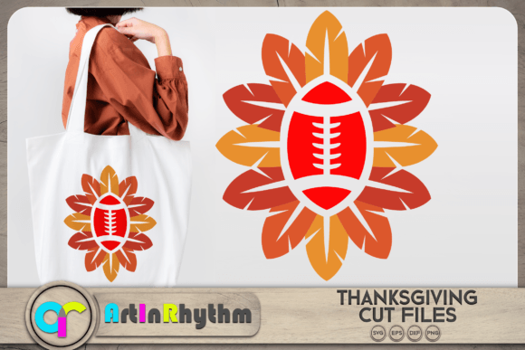Thanksgiving Football Ball SVG: A Seasonal Graphic for Bloggers & Digital Publishers