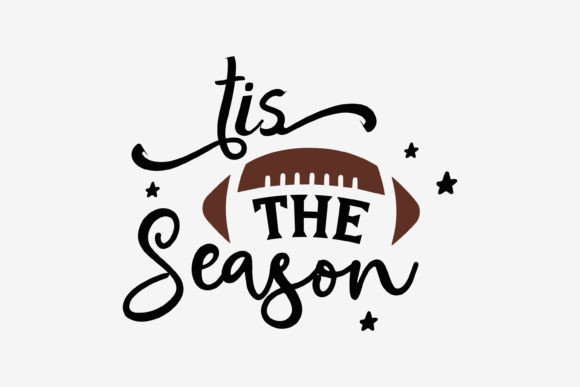 Tis the Season Football SVG: Graphics for Crafts